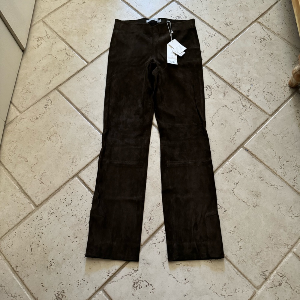 Vince Lamb Skin Pants Size Small NWT